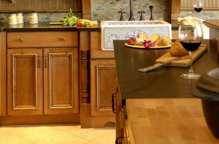 Traditional Kitchen with custom-made furniture.